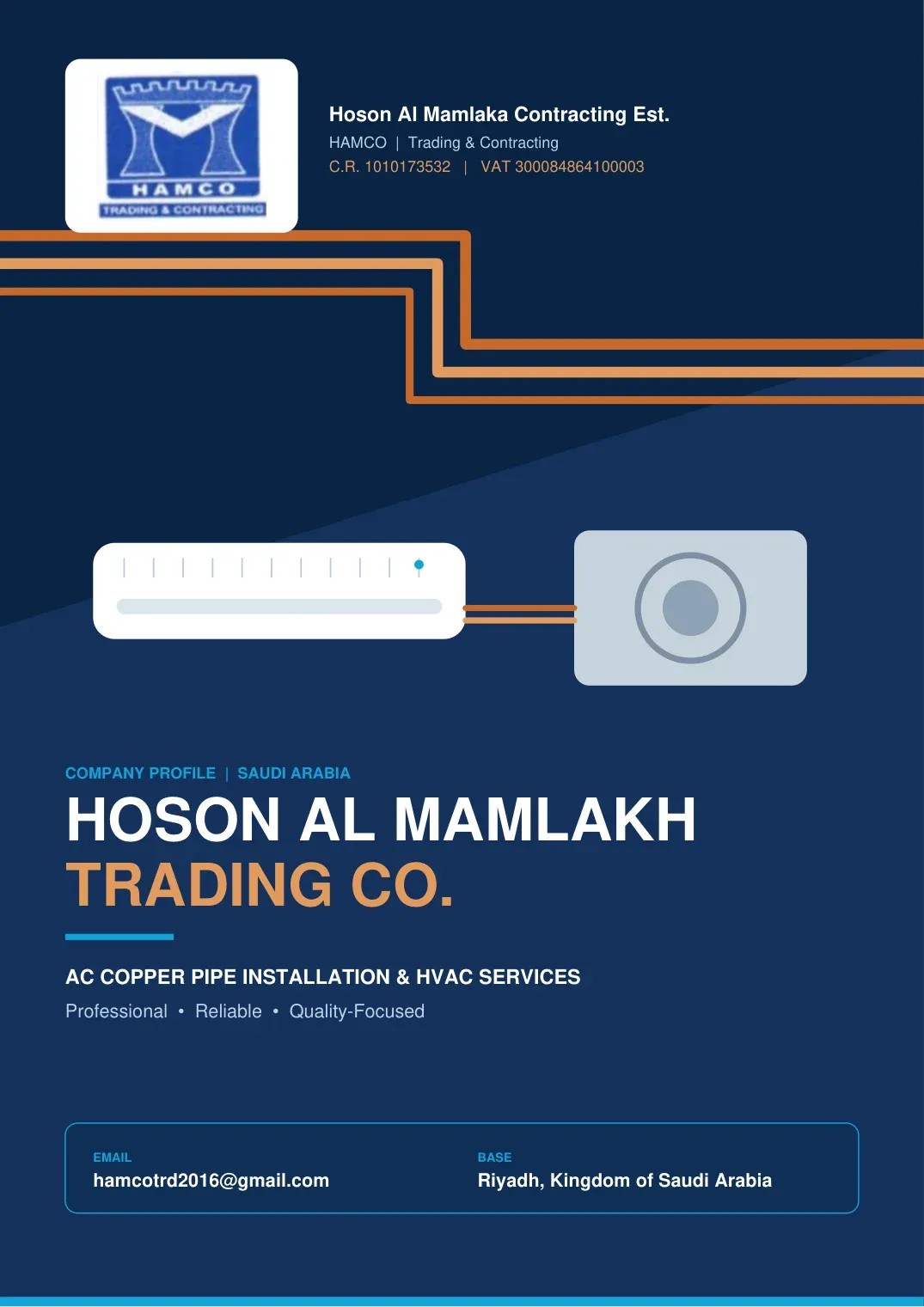 Cover of the HAMCO company profile